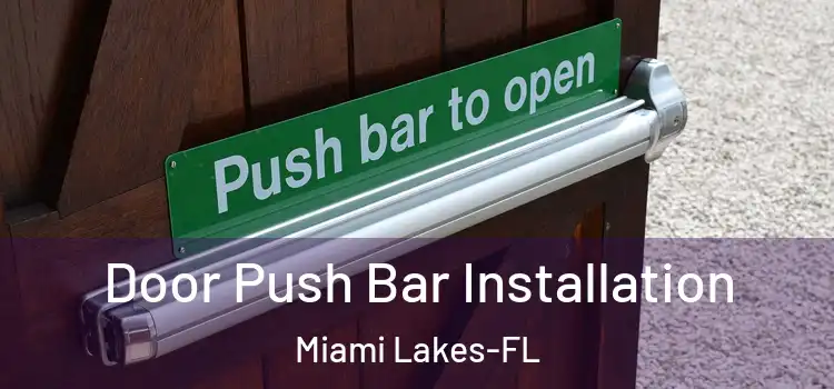  Door Push Bar Installation Miami Lakes-FL