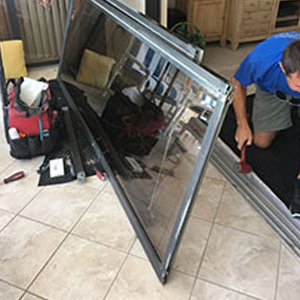 sliding glass door frame repair Miami Lakes